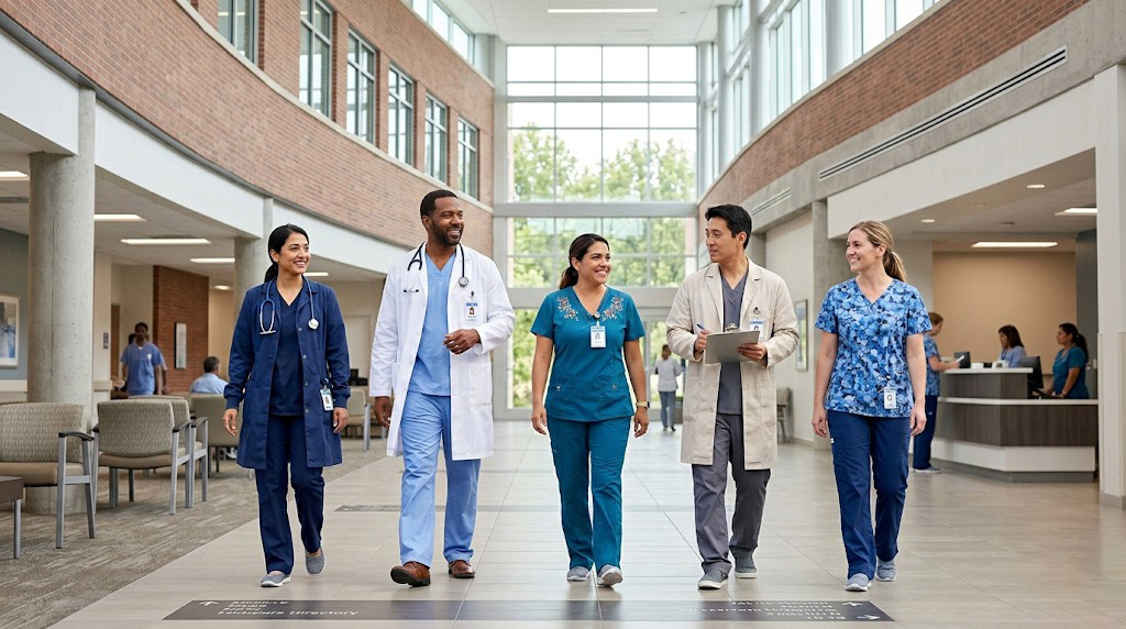 Healthcare team in a New York facility